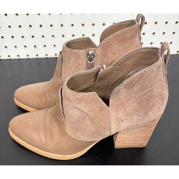 Marc Fisher leather & suede bootie size 6.5 - Picture 1 of 14